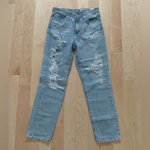 AG Phoebe High Waisted Tapered Leg Jean